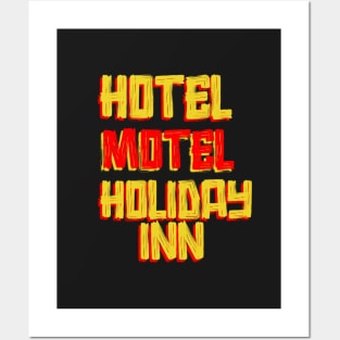 Hotel motel holiday inn Posters and Art